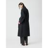 Cc Collect Herringbone Belted High Neck Long Coat C254msg534