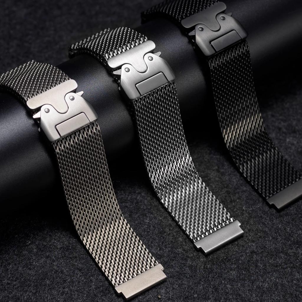 Dla Samsung Galaxy Watch 7/4/5 Pro/6 classic/Gear s3 bransoleta Metalowa Parachute correa HUAWEI GT 6 Pro/5/4/3 22mm 20mm pasek