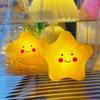 LED Cartoon Night Light Moon 3AA Battery Stars Decorative Atmosphere Table Lamp As Gift Ornament Bedroom Bedsides Night Lamps