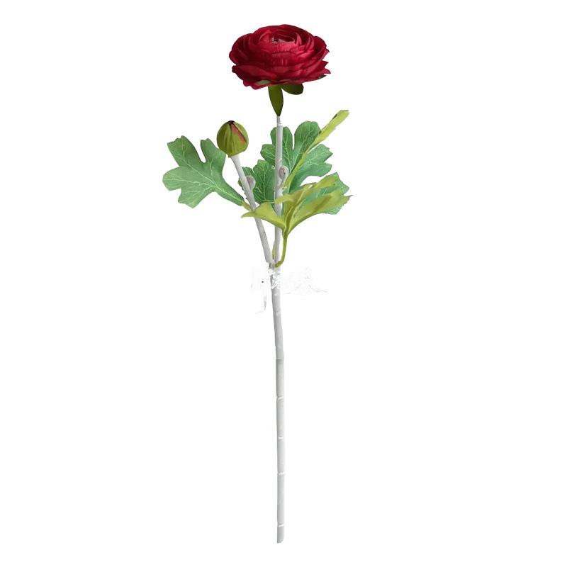 Artificial Peony & Lotus Silk Flower, Double-Headed Ranunculus for Wedding Aisle or Home Decor