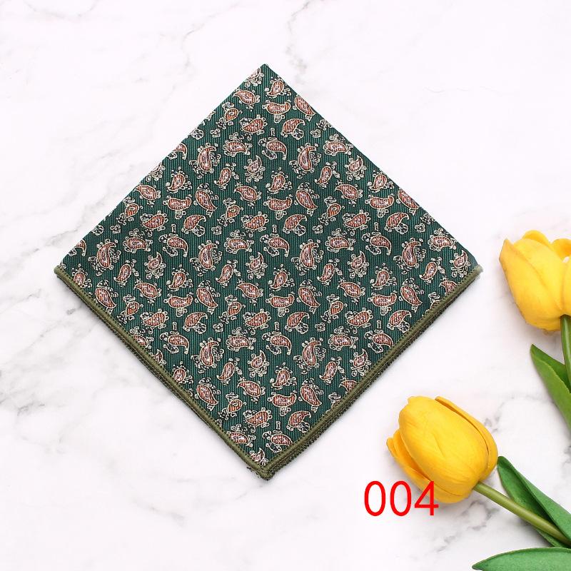 Men'S Pocket Towel Polyester Suit Dress Chest Towel Multi-Color Handkerchief Geometry Square Towel Source Sales