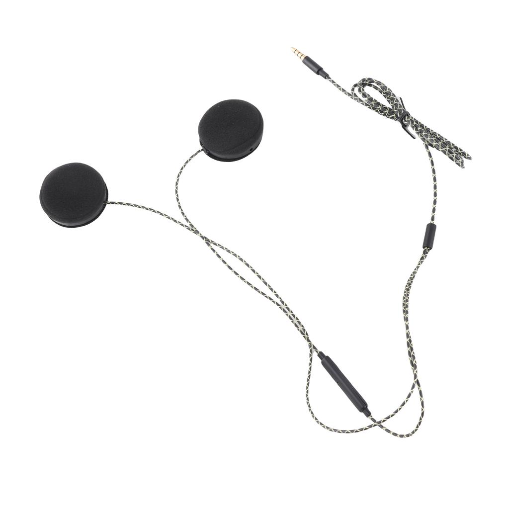 Kabelgebundene Kopfhörer Motorrad Gegensprechanlage Helm Hochwertiges 3,5-mm-Musik-Headset Freihändig mit HD-Mikrofon für