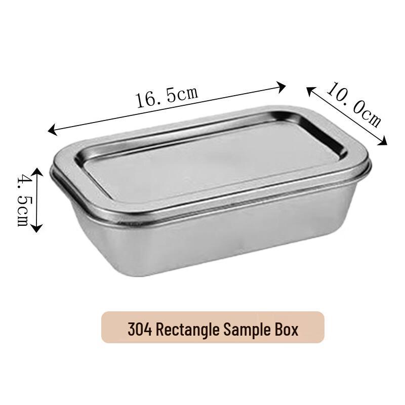 Rundes Lebensmittelproben-Glas-Set aus Edelstahl 304
