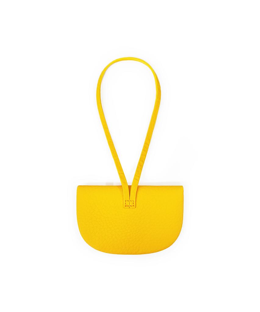 Leeho Card Wallet Bag Charm Karina S (Yellow)
