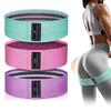 3 PCS Circle Hip Resistance Bands Anti Slip Fitness Hip Elastic Band Deep Squat Workout Tension Band