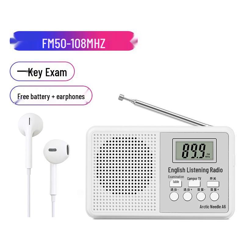English Listening Test FM Radio for University Students - Levels 4, 6, 46