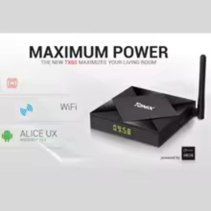 Tanix TX6S TV-Box: Android 10, Allwinner H616, 2,4 & 5,8 GHz Dual-WLAN, 8K