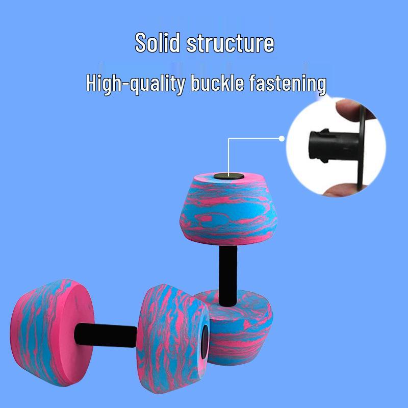 Camouflage Water Dumbbells for Kids and Beginners - EVA Fitness and Swimming Practice Weights