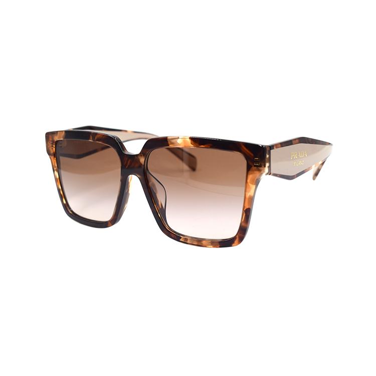 

Prada Heritage Series Square Frame Holiday Travel Sunglasses Women sunglasses Tortoise SPR24Z-F-07R-0A6 Basic Packaging-Eyeglass Case+Box