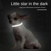 Pet Collar Can Be Engraved Metal Buckle Space Cotton Inner Highlight Reflective Strip Dog Collar Neck Ring