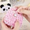 Crochet Animal Coin Purse Handmade Knitting Earphone Lipstick Keys Storage Bag Women Girls Small Handbag Pouch Birthday Holiday Gift