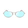 RMM new retro oval sunglasses ladies bright color street shoot cute sexy retro oval sunglasses gold black