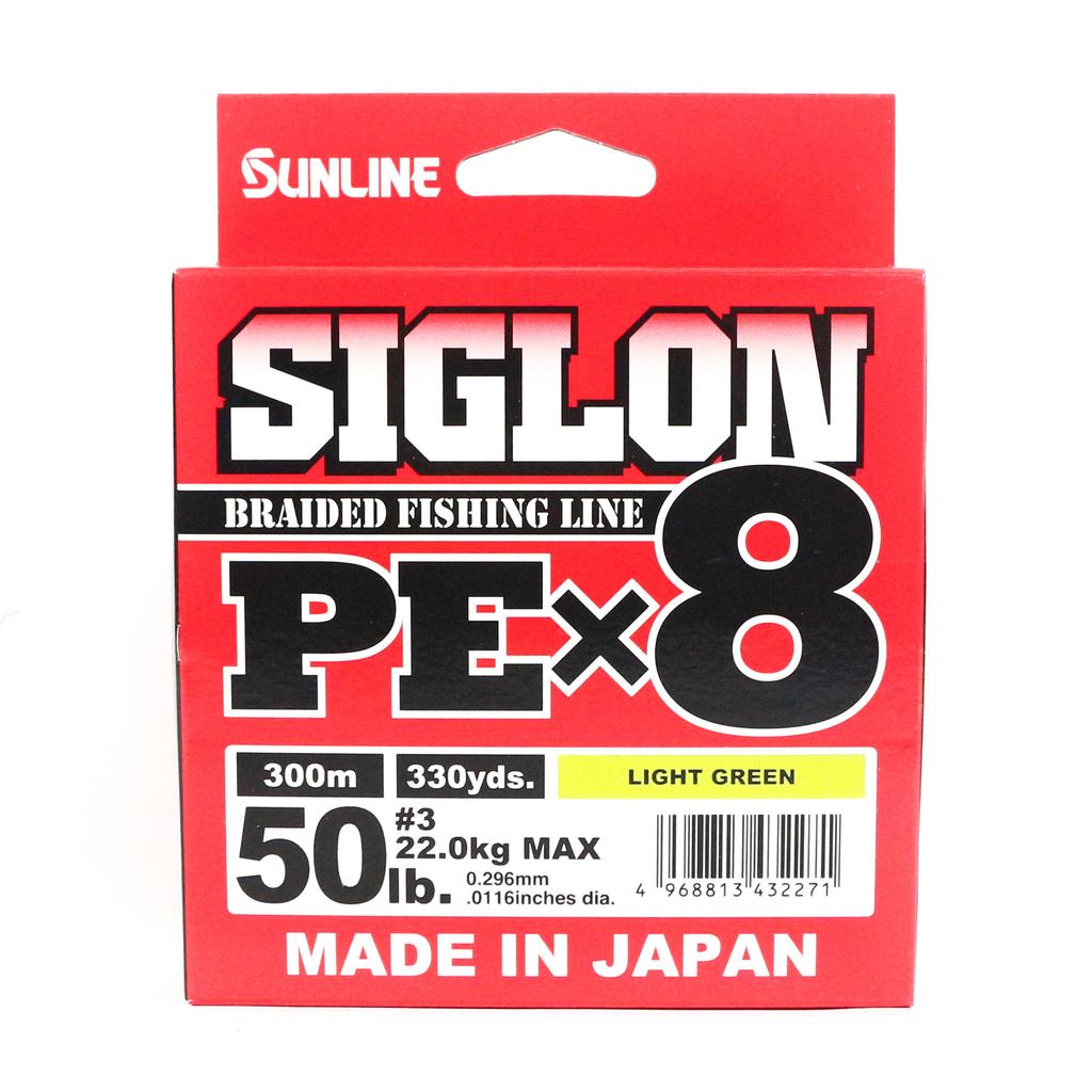 Sunline PE Line X8 Siglon 300M PE 3 50LB Limettengrün (2271)
