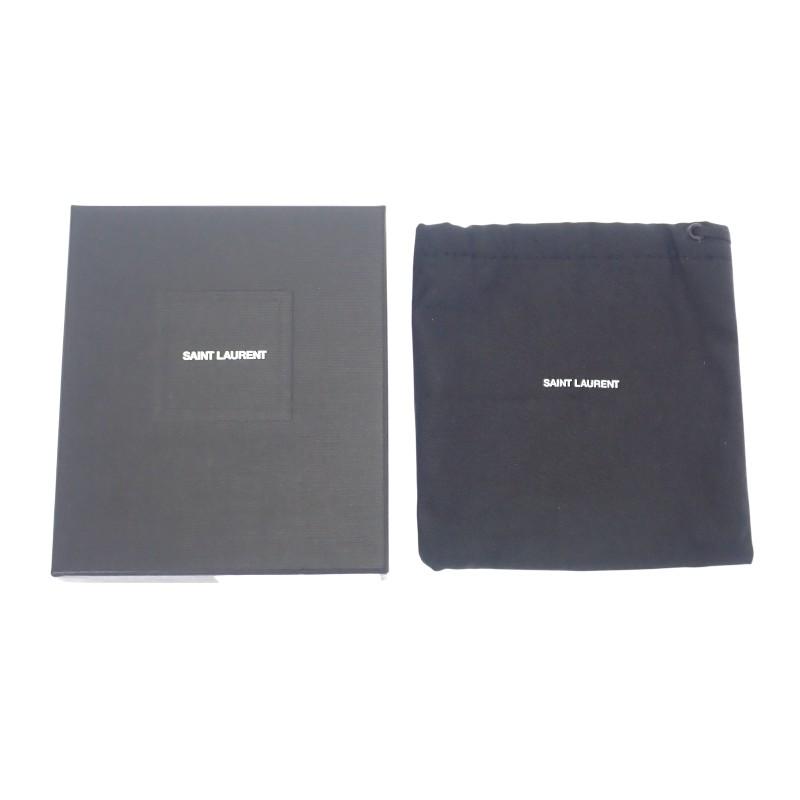 SAINT LAURENT  378005BTY0N1000 Bifold Wallet black leather mens