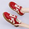 Korean Version Retro Thick Baseplate Shoes Spring Forrest Gump Shoes Comfortable and Versatile Casual Low-top Sports Moral Training Shoes Women's Shoe