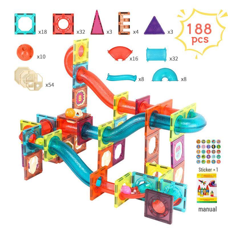 Colorful Roller Ball Building Blocks: Educational Construction Toy for Early Learning