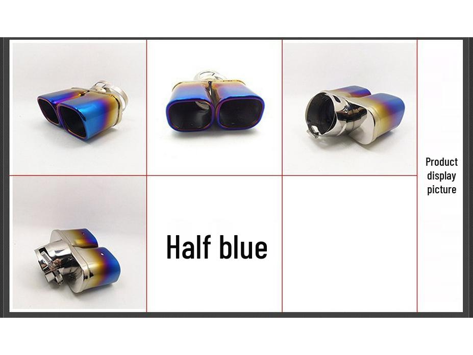 Stainless Steel Exhaust Pipe Tail Throat for Trax Silver 7.4