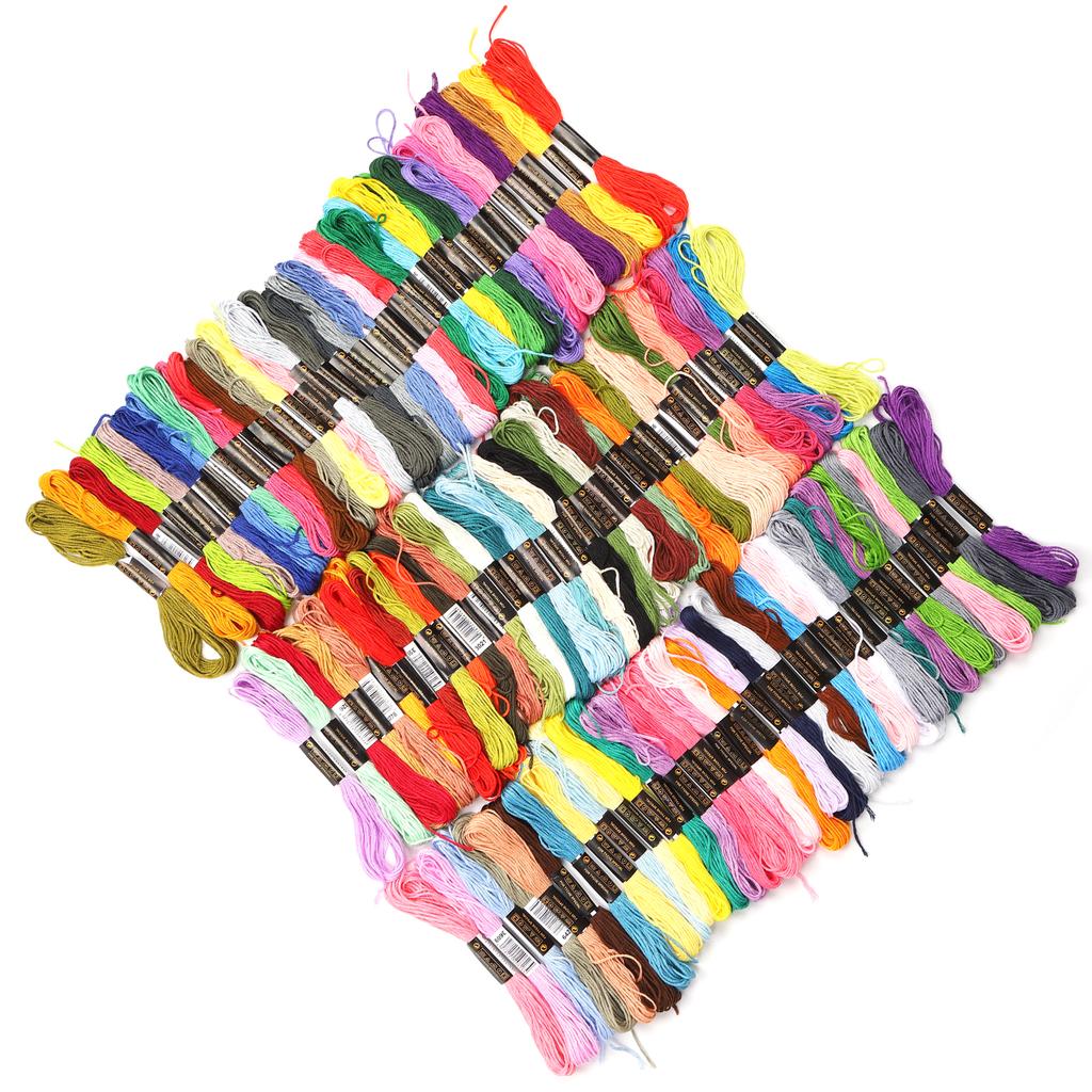 100Pcs Sewing Threads Color Polyester Household HandMade DIY Projects Craft Gift