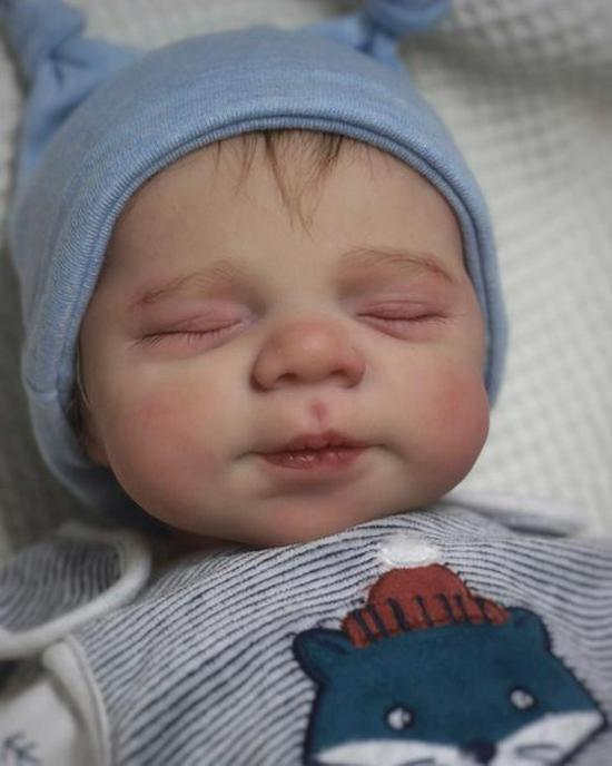 49cm Lifelike Cloth Body Reborn Baby Doll Cloth body