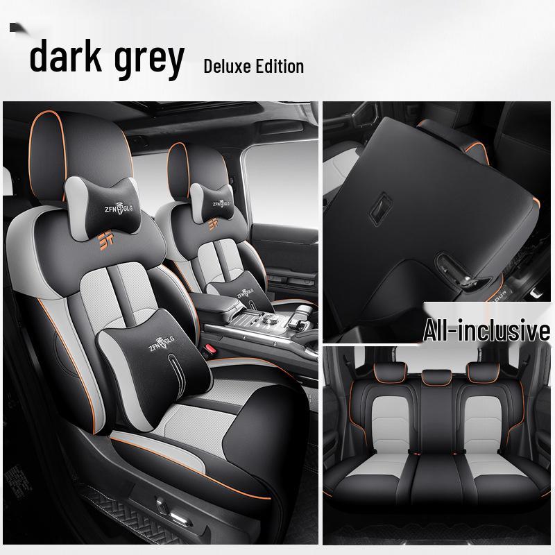 Jetour Shanhai T2 Autositzkissen aus Leder – Ganzjahresgröße, universelle Passform