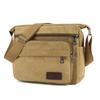 1 men's retro canvas crossbody bag, casual travel shoulder bag, outdoor sports shoulder bag with adjustable shoulder strap
