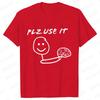 Funny Brain Graphic T-shirts for Women Plz Use It Brain Tops Short Sleeve Tees Harajuku Hip Hop Ulzzang Tshirts Female Clothing