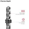 Drill Stoper Collar Set Stop Bit Ring Shaft Limit Metric Lock Steel Press Depth Ajustable Positioner Hole Guide Woodwork Tool