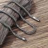 Vintage Round Grinding Encryption Cuban Necklaces Stainless Steel Hip Hop Men Personalized Fashion Versatile Necklace Jewelry