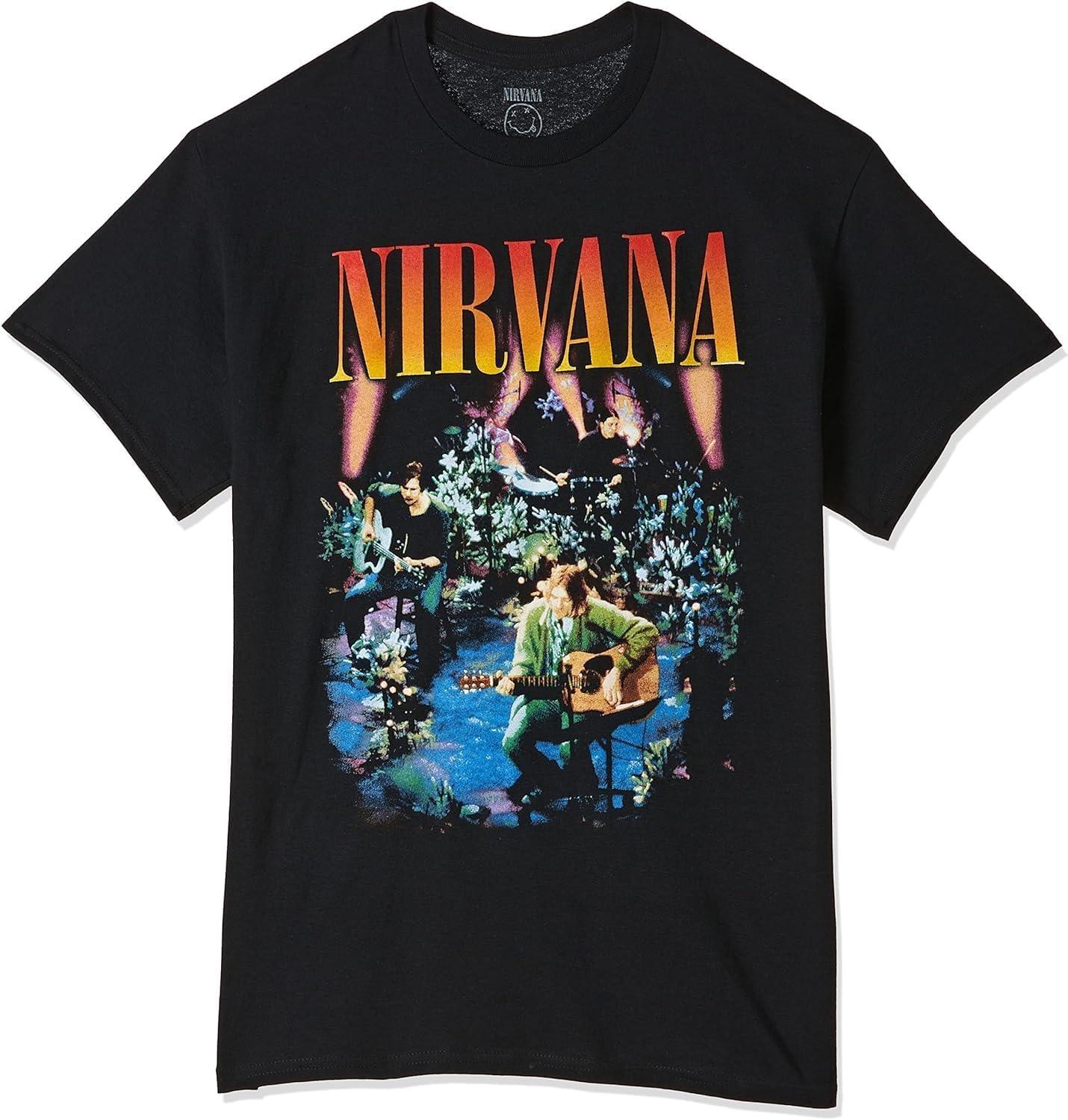 Мужская футболка Nirvana Live in Concert Photo _ Официальная лицензионная продукция S