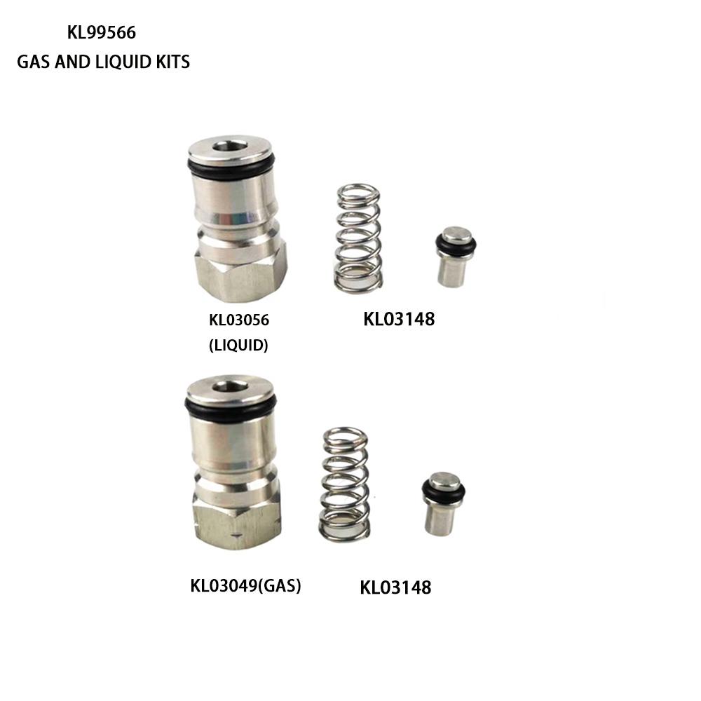 

Комплекты нержавеющих фитингов для газового и жидкостного штуцеров кега типа Cornelius включают газовый, жидкостной и 2 универсальных клапана-поппета, аксессуары для пивного кега