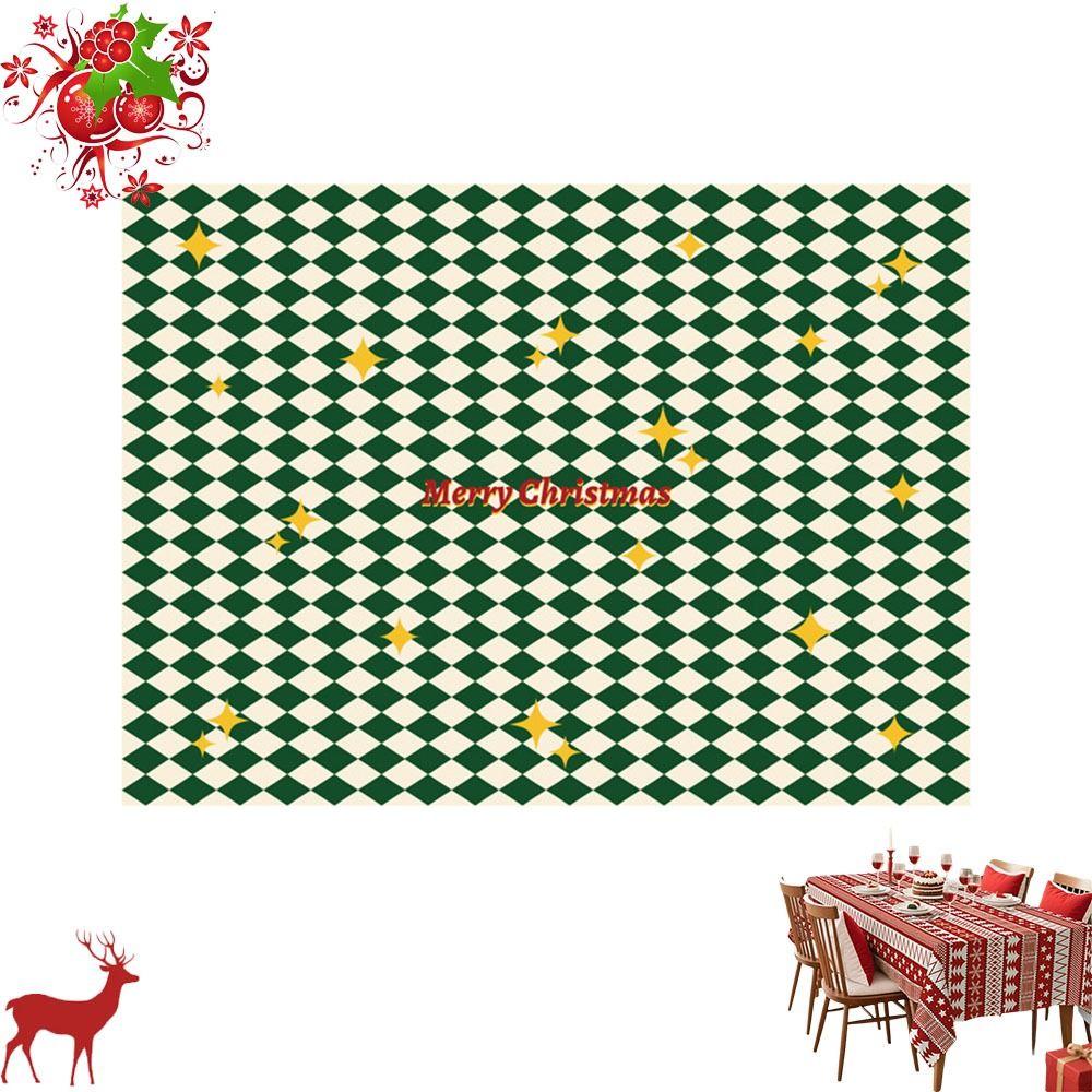 100*140cm Christmas Decorative Table Cover Thickened Tablecloth  New Year Party Supplies