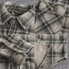 Men's Retro Corduroy Plaid Shirt - Spring/Autumn Casual Lapel Long Sleeve Top Jacket