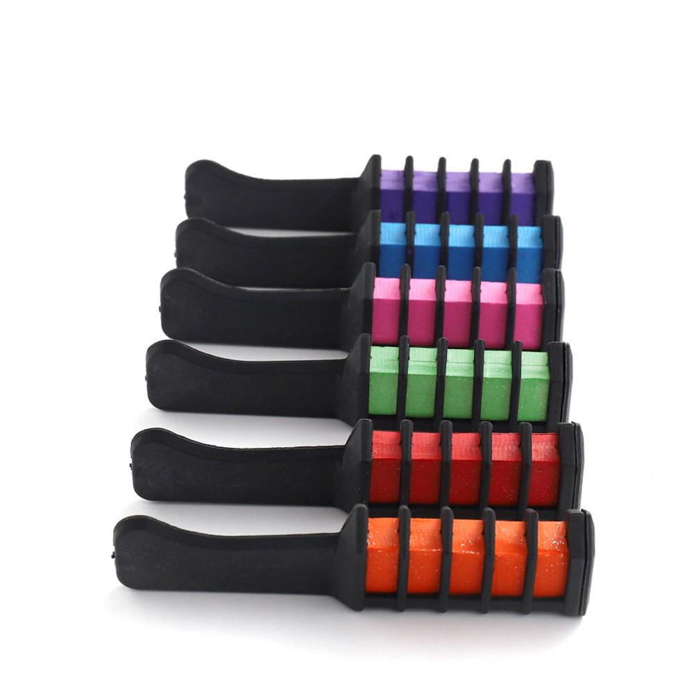 Temporary Hair Chalk  Powder With Comb Salon Hair Mascara Crayo