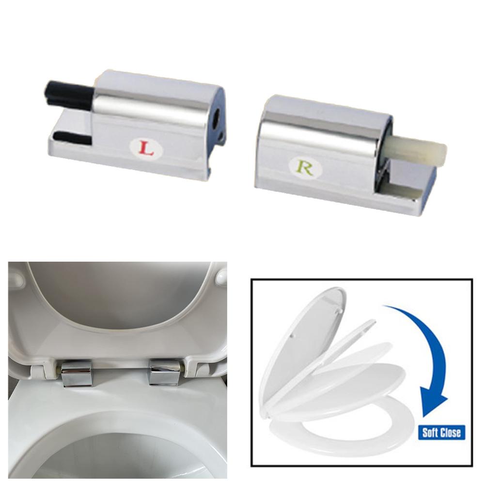 Contemporary Toilet Hinges Set Fixtures Top Fixing Method