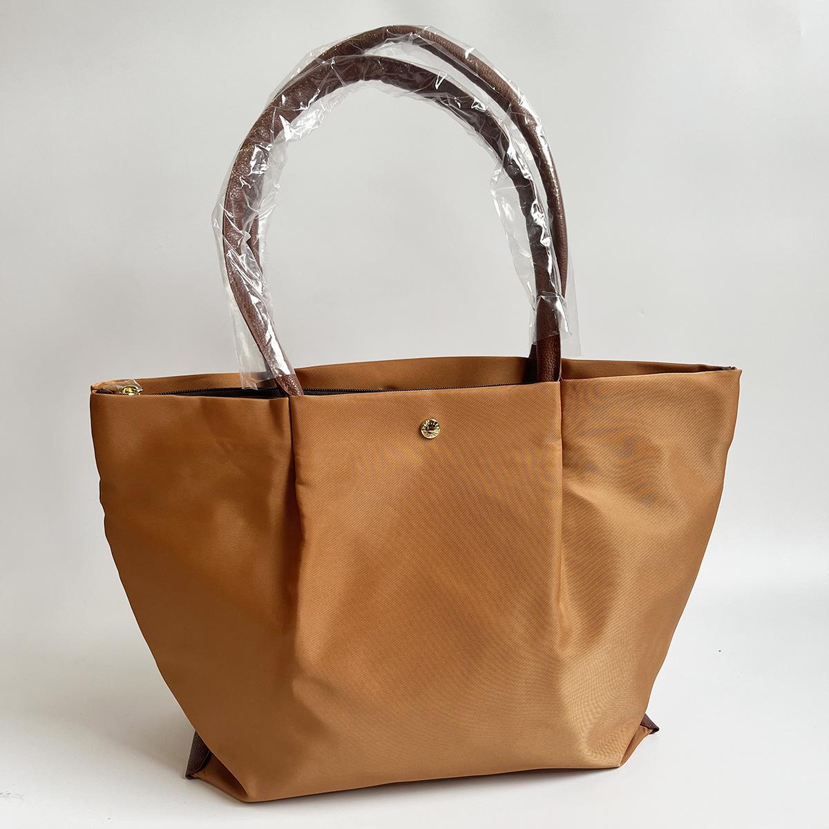 

Lightweight Waterproof Nylon Shoulder Tote Bag for Women Boston Mom Purse