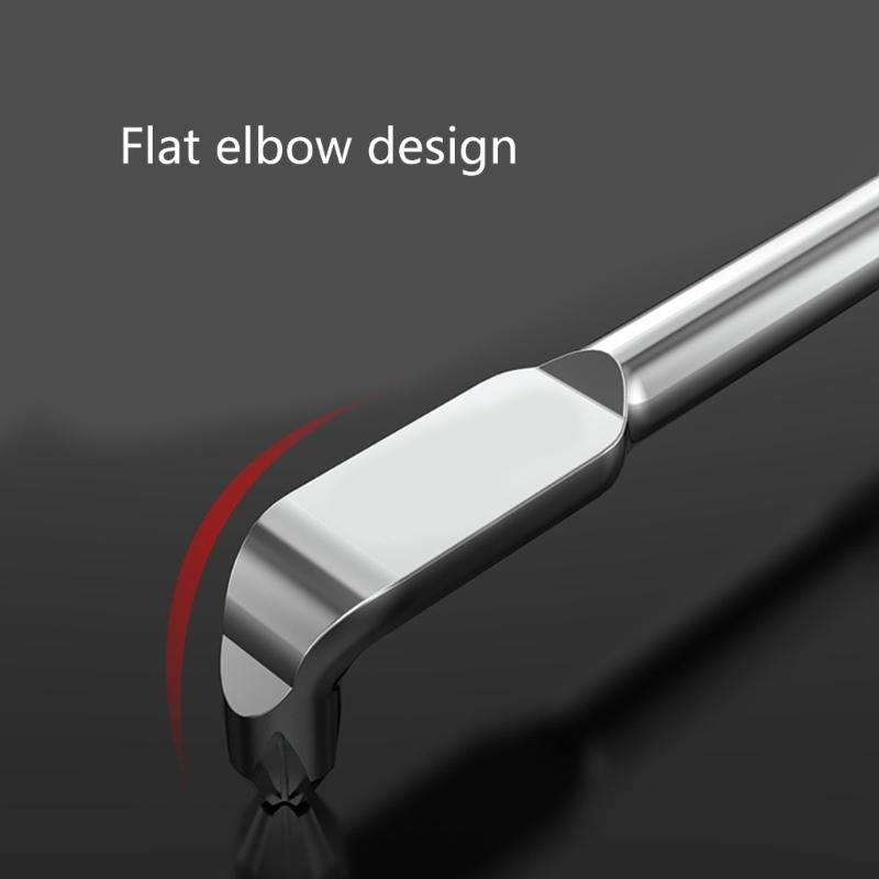 Nonslip Grip L Shape Double Ended Screwdriver High Strength Alloy Steel Ergonomic Handle For Tight Space Precise Work