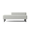 MUJI Sofa Bench Cotton Heather Light KB4RRA2A Cover, Canvas, Gray,