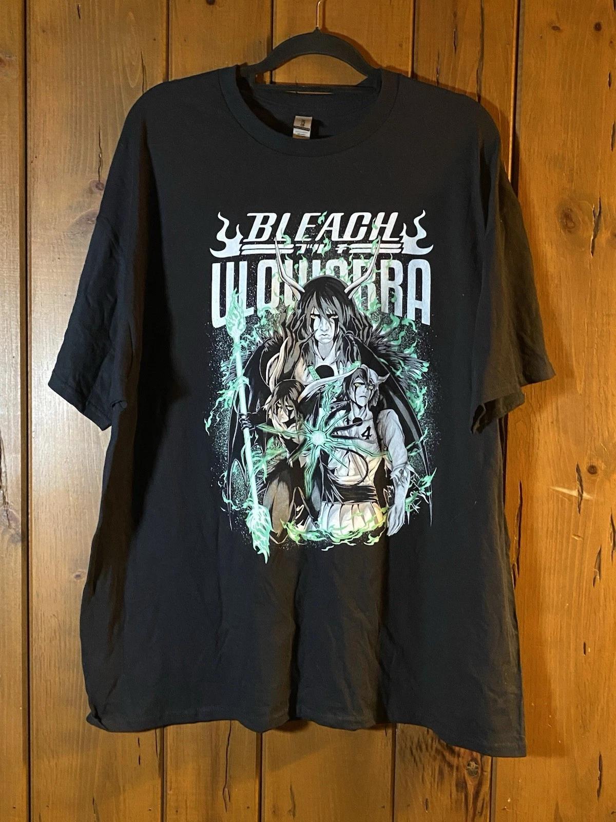 

Bleach ULQUIORRA CIFER T-Shirt 2XL Black Anime Manga Espada 4 Glow Graphic L
