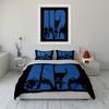 Blue U2 Band Members Design Bedding Duvet Cover Set Duvet Cover Pillowcases  (1*Duvet Cover 2*Pillowcases, without duvet insert)