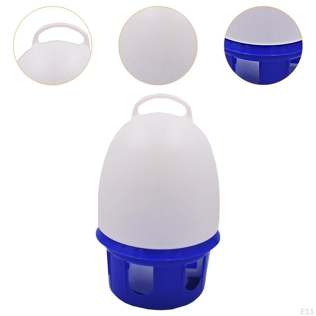 Pigeon Drinker Bird Water Bucket Cage Accessories Dispenser for Peacock