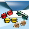 2025 Korean Style Retro Square Sunglasses: Trendy, High-End, UV Protection for Clubbing