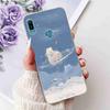 Pour Huawei Y6 2019 MRD-LX1F Coque Fleurs d'Été Silicone Souple TPU Cover Pour Huawei Y6 Prime 2019 6.09" Coques Pare-chocs Mode Fille