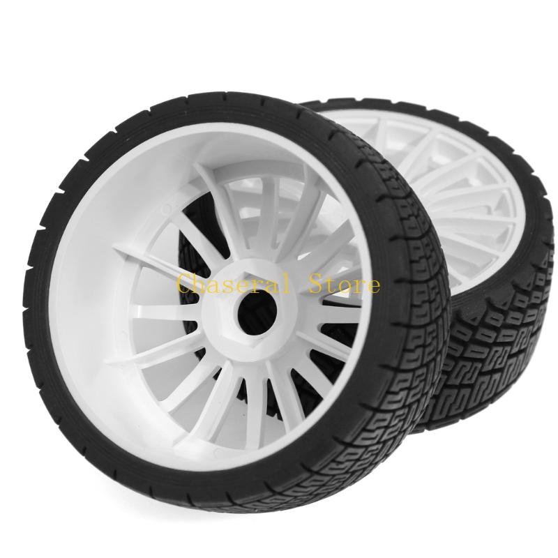 E7Ce 1/7 Wheel Tires Rubber Wheel Supplies For Car Toy Remote Control Crawlers Model Car Rubber Wheel Parts