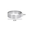 Round Stainless Steel Tart Rings 5-10cm DIY Cake/Baking Tools Biscuit/Pastry Moulds Practical for Dumpling Cutting Dessert Dishe