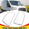 For Ford Transit 150 250 350 Hd 2015-2019 Lower Side Mirror Glass White Pair