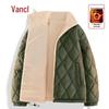 VANCL Men's Stand-Collar Diamond Quilted Padded Jacket