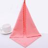 1-50pcs Hand Towels Small 24x24cm Coral Fleece Solid Color Face Towel For Kids Good Water Absorption Dish Towel Toalha De Banho