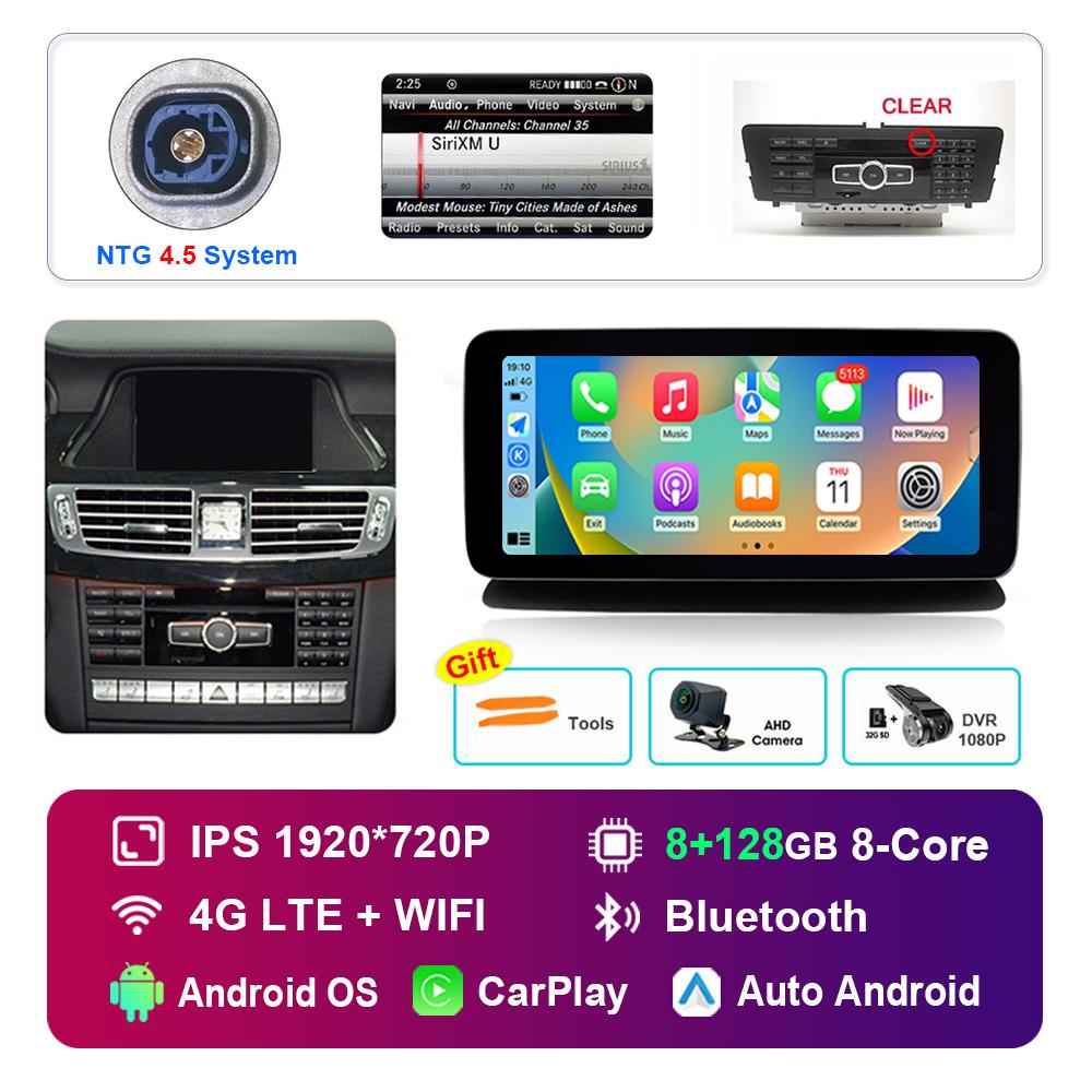 10.25 Inch for Mercedes Benz CLS W218 2010 - 2013 NTG 4.5 5.0 System Android Car Radio Multimedia Player GPS HD Touch Screen