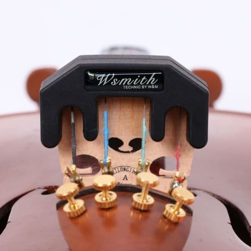 New Violin Mute, Hard Rubber, for Nighttime Practice, for Violin/Viola (Black)