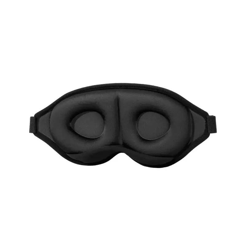

3D-shaped men s and women s sleep eye masks provide perfect light-blocking, are soft and comfortable, suitable for travel чёрный
